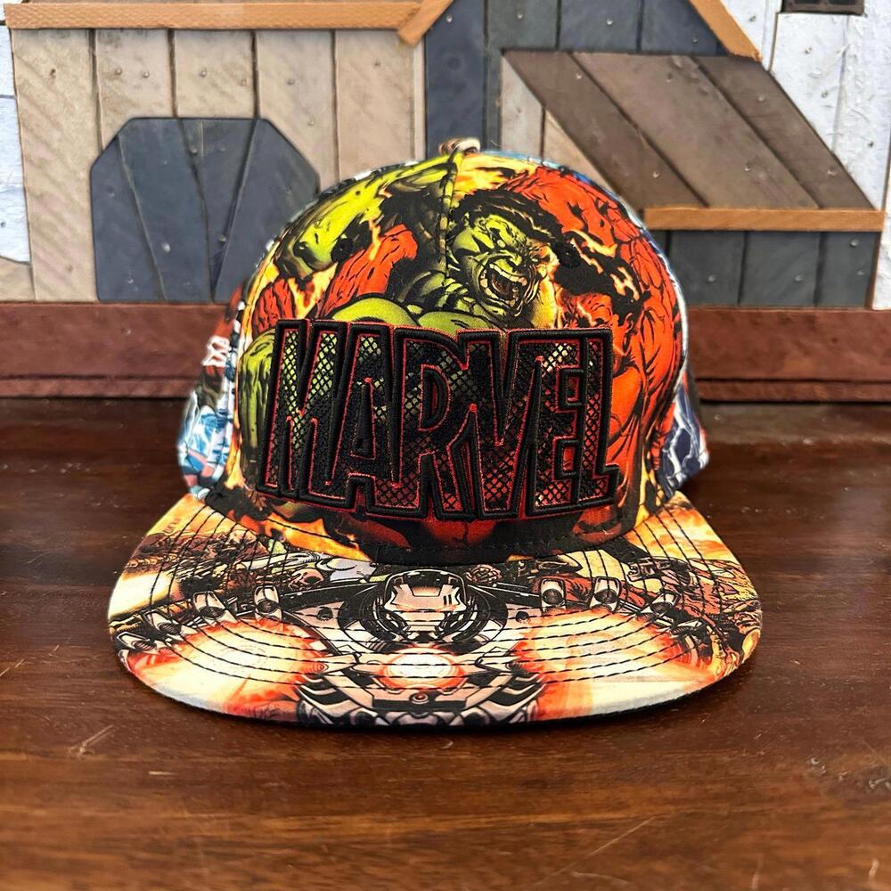 Marvel Iron Man Incredible Hulk Captain America‎ X-Man Snapback Hat Cap